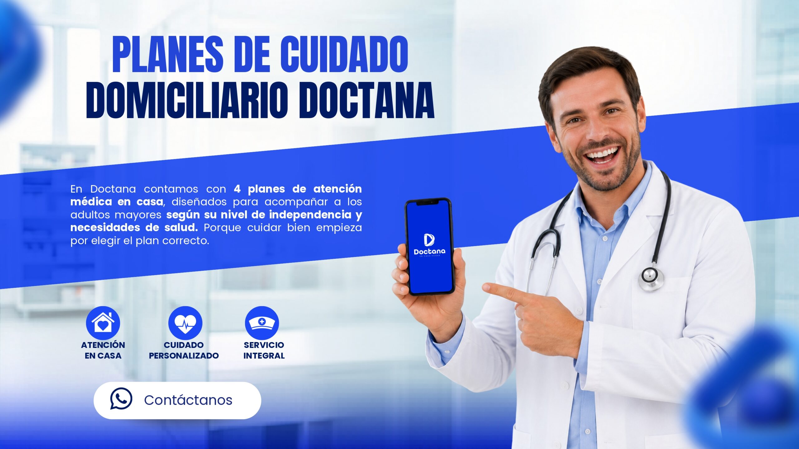 Planes de cuidado domiciliario Doctana